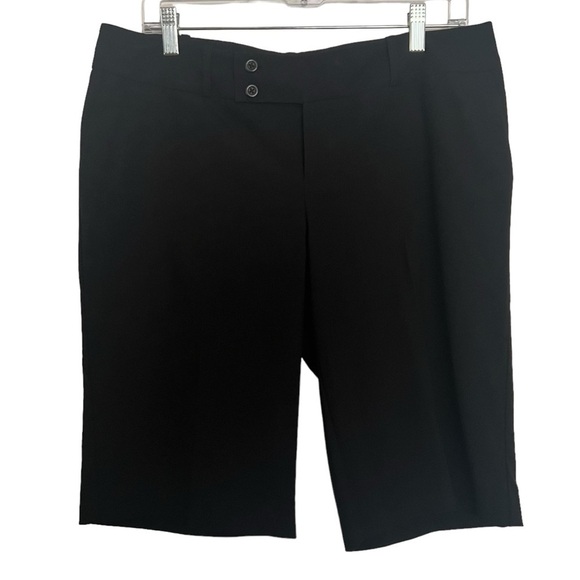 Mossimo Black Dressy Low Rise Bermuda Dress Shorts 10 - Picture 1 of 8